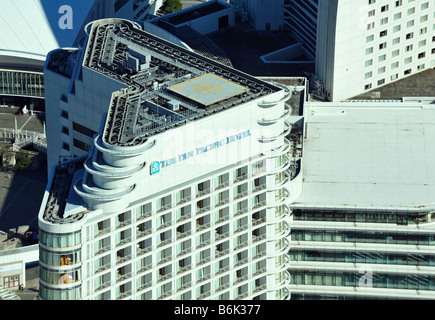 L'hôtel Pan Pacific (vue aérienne), Yokohama JP Banque D'Images