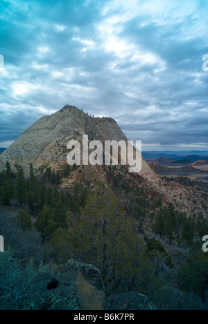 L'ange gardien sur la montagne Zion National Park Banque D'Images