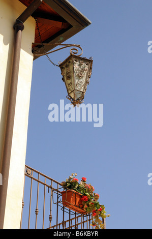 Le restaurant et le jardin près d'Agrigente en Sicile, Italie Banque D'Images