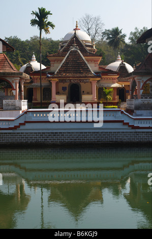 Temple hindou Shri Naguesh Ponda Goa Inde Banque D'Images