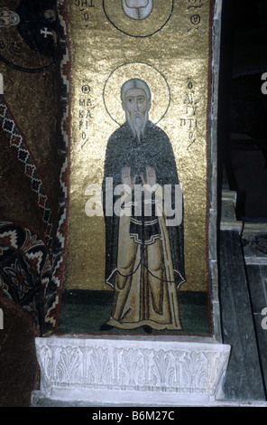 À mosaïque Osios Loukas Monastère Osios épeautre Hosios Lucas Lucas et Lukas monastère byzantin orthodoxe grec 1011 AD Ce Banque D'Images