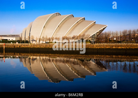 Le Clyde Auditorium connu localement comme le tatou, Glasgow, Ecosse. Banque D'Images