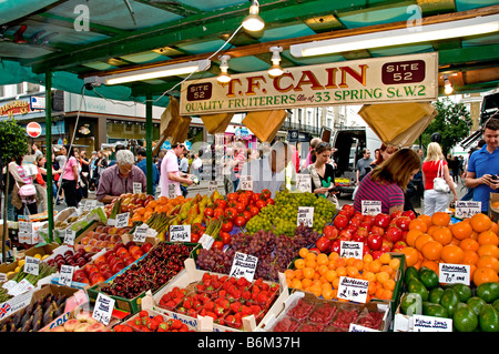 Marché de Portobello Road Notting Hill London jardiniers Banque D'Images