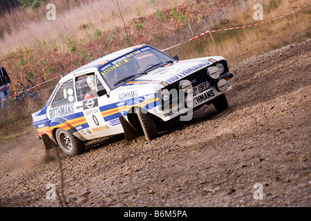 Ford Escort voiture de sécurité 2008 Rallye Sunseeker Banque D'Images