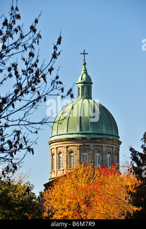 Église de l'Hospitalieres de l'Hôtel-Dieu de Montréal sur l'avenue des Pins Banque D'Images