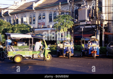 Tuk Tuk , Tha chang marché , Bangkok , Thaïlande Banque D'Images