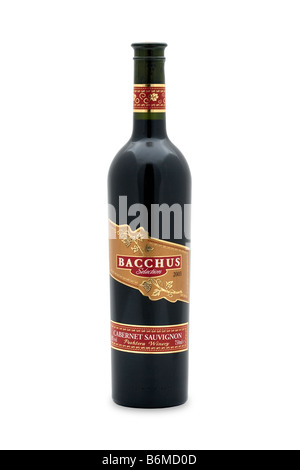 Bulgarie bacchus 2003 sélection de vin rouge sec cabernet sauvignon sofia winery médaille d'une profonde couleur rubis riche arôme fort t Banque D'Images