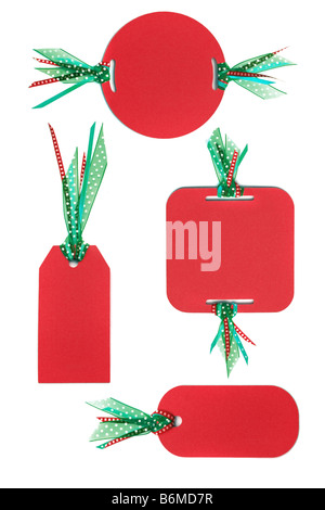 Papier texturé artisanal tags 3D avec Joint ruban idéal pour le Scrapbooking numérique en ligne Banque D'Images