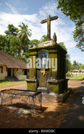 Sanctuaire dédié à saint François Xavier, dans la basilique du Bon Jésus à Old Goa, Inde, Banque D'Images