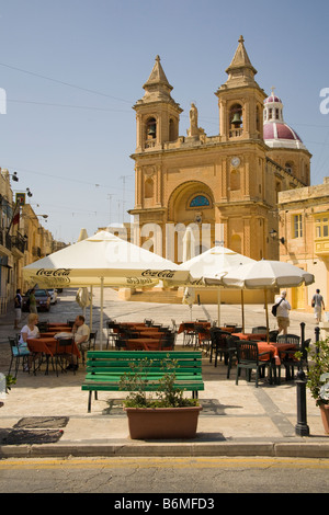 Église Notre-Dame de Pompéi, également connu sous le nom de Marsaxlokk Marsaxlokk, Malte, l'Église Banque D'Images