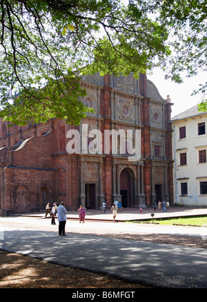 Basilique de Bom Jesus, Old Goa, Inde Banque D'Images