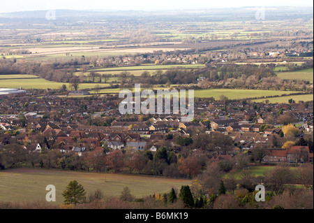 Voir ci-dessus Princes Risborough Banque D'Images