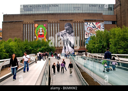 Musée de la collection de la Tate Modern de Londres Thames South Bank Banque D'Images