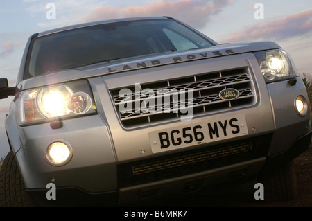 Land Rover Discovery 2 avec éclairage sur le nez Banque D'Images
