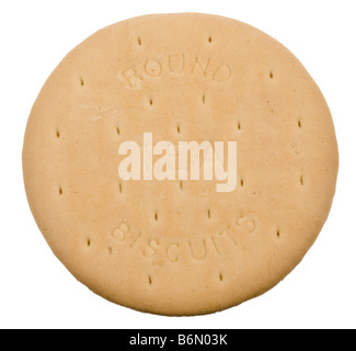 Biscuit thé isolé sur fond blanc Banque D'Images