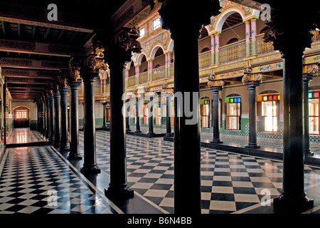 NATTUKOTTAI CHETTIAR, MAISON À CHETTINAD Tamil Nadu Banque D'Images