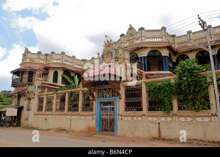 NATTUKOTTAI CHETTIAR, MAISON À CHETTINAD Tamil Nadu Banque D'Images