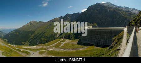 Grand barrage de la Grande Dixence Banque D'Images