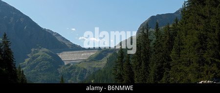 Grand barrage Grand Dixence Banque D'Images