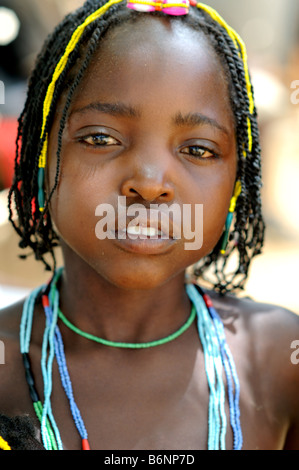 Zemba tribal folk près d'Opuwo namibie Banque D'Images