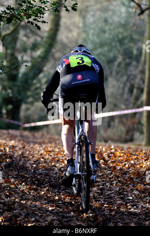 Cyclo-cross de la course, UK Banque D'Images