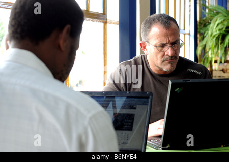 Réunion d'affaires de l'Afrique du sud de l'aéroport de Polokwane Banque D'Images