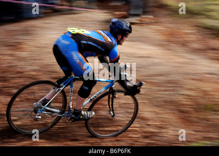 Cyclo-cross de la course, UK Banque D'Images