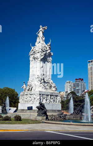 Monument de la Magna Carta sur Libertador Parc Palermo à Buenos Aires Argentine Amérique du Sud Banque D'Images
