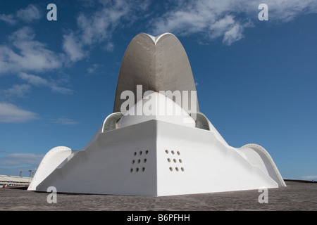 L'Auditorio de Tenerife à Santa Cruz construite par Santiago Calatrava Îles Canaries Espagne Banque D'Images