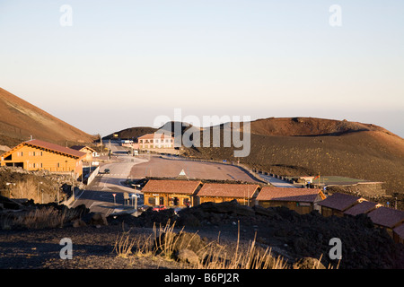 L'un du cratère de l'Etna, Sicile Banque D'Images