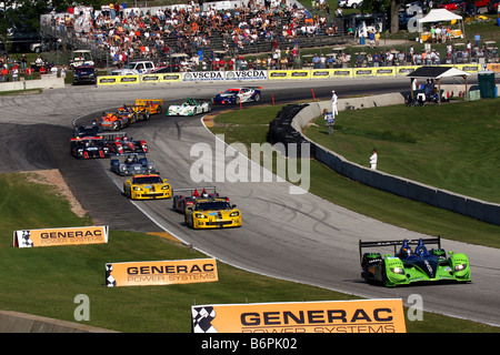 ALMS Course Road America 2008 Banque D'Images