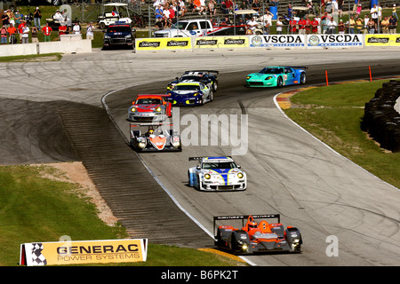 ALMS Course Road America 2008 Banque D'Images