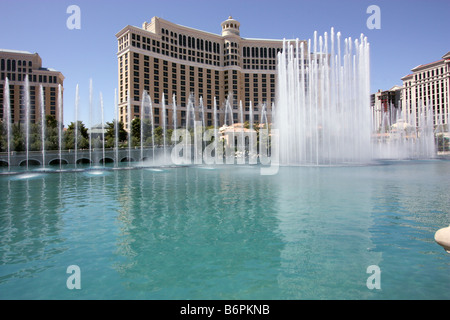 Les fontaines du Bellagio, Las Vegas Banque D'Images