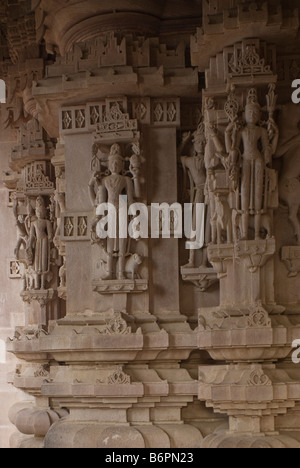 MONUMENTS DE PRÈS DE JODHPUR, RAJASTHAN MANDORE Banque D'Images