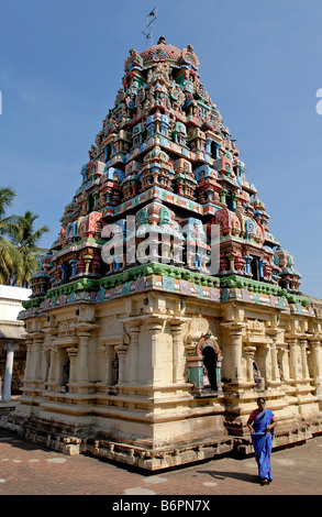 RAMASWAMY TEMPLE À KUMBAKONAM TAMILNADU Banque D'Images