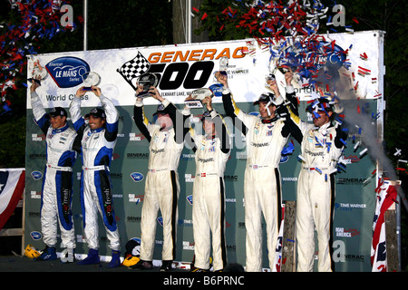 ALMS Course Road America 2008 Banque D'Images