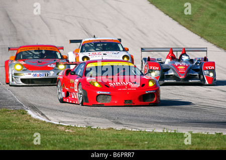 ALMS Course Road America 2008 Banque D'Images