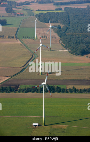 Éolienne près de Warendorf, Allemagne Banque D'Images