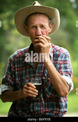 Australian Stockman à Bellbrook NSW Australie Banque D'Images