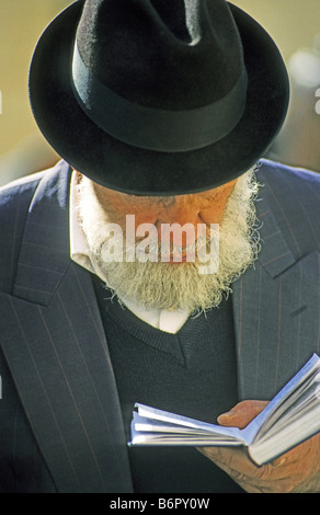 La lecture de la Torah à juif Mur Occidental, Israël, Jérusalem Banque D'Images