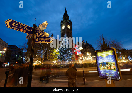 Les marchés de Noël Manchester Banque D'Images