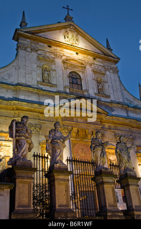 Église des Saints Pierre et Paul Krakow Pologne Banque D'Images