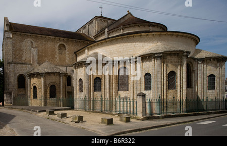 Poitiers, Saint-Hilaire, Chor von Südosten Banque D'Images