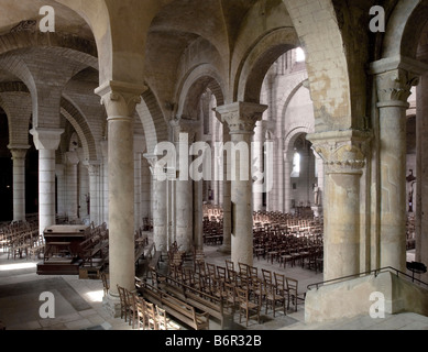 Poitiers, Saint-Hilaire, Blick vom südlichen Nordwesten nach Querhaus Banque D'Images