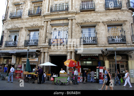 Vues de la vieille ville, Jérusalem, Israël - l'Hôtel Imperial, quartier chrétien Banque D'Images