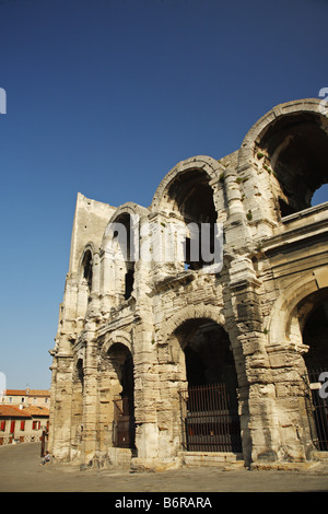 L'amphithéâtre d'Arles, France Banque D'Images