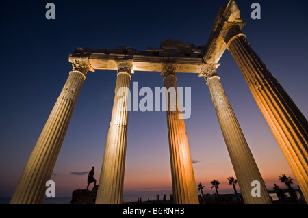 Apollon Temple Side Turquie Banque D'Images