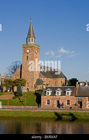 Inverness Old High St Stephen s'Église 18ème siècle avec des ajouts du 19ème siècle l'Ecosse Highland UK Banque D'Images