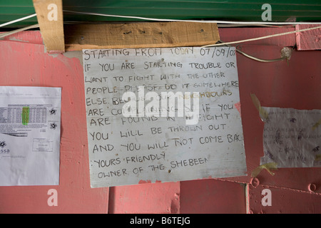 Imizano Yethu township Banque D'Images