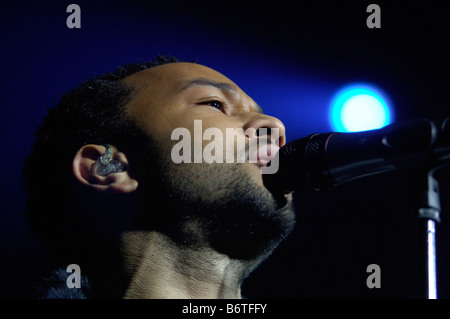 John Legend effectue à la Carling Brixton Academy Banque D'Images
